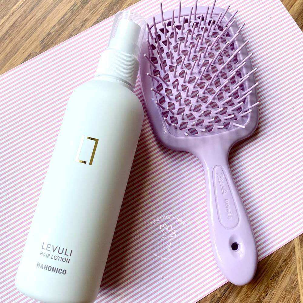 Лосьон для сушки и укладки волос HAHONICO Levuli Hair Lotion с щеткой для волос
